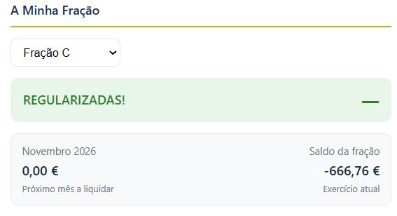 Portal de condóminos — documentos e avisos